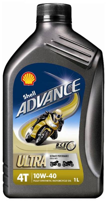 Shell Advance 4T Ultra 10W-40 Synthetic Oil [Liter]