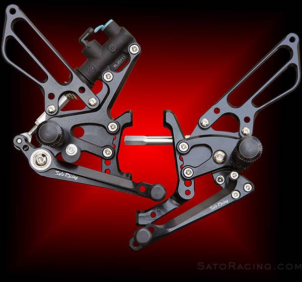 Sato Racing Adjustable Billet Rearsets Ducati Panigale