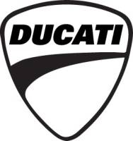 Tracks of the World - Ducati Shield Sticker: 4 inch