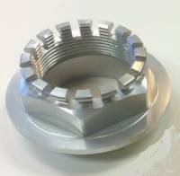 Motowheels - MW Billet 6 Pt. Wheel Nut: 748-998, 848, SF848, MTS1000-1100, S2R-S4RS, M796-1100, Mhe, Hyperstrada/Hypermotard 821 [Silver Anodized]