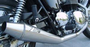 Zard - ZARD Low Mount 2-1 SS/SS Full System: Triumph Bonneville Carburetor