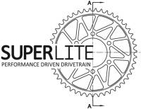 SUPERLITE - AFAM Workslite Hard Anodized Aluminum Rear Race Sprocket: Ducati 749/999 [36T/520 Only]