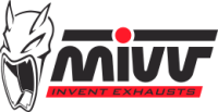 Mivv Exhaust - Mivv Delta Race Black Stainless Slip-on Exhaust Multistrada 1200-1260 '15-'20