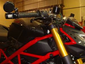 Electrical & Lighting - Turn Signals - Oberon - OBERON "Bar End" Turn Signals w/ CRG Mirrors