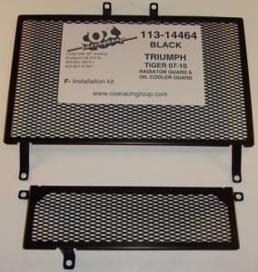 Parts - Protection - COX Racing - COX Radiator and Oil Cooler Guard: Tiger '07-09