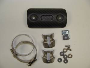 Universal Parts - Motowheels - MW Universal Carbon Fiber Heat Shield: Small