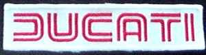 Stickers, Patches, & Toys - Patches - Patches - Ducati "Lettering" Patch