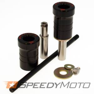SpeedyMoto - SPEEDYMOTO Through the Body Frame Slider: Mon,MS, SS, 748, 996, 749D, SC, HM, M696