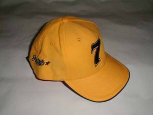 Men's Apparel - Men's Hats - NCR - NCR "Frankie Chili #7" Baseball Hat: Yellow