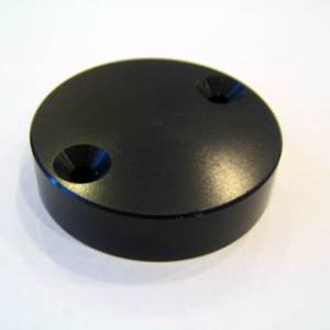 Brake - Reservoirs - Motowheels - MW Billet Brake Reservoir Cap: Black