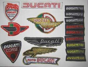 Stickers, Patches, & Toys - Patches - Patches - Ducati Patch Set: Early
