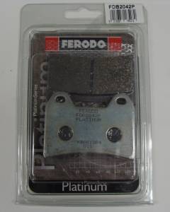 Ferodo - FERODO PLATINUM Front Organic Brake Pads: Brembo Dual Pin