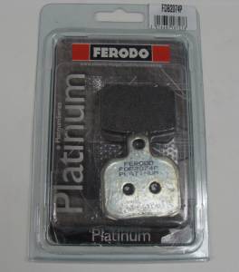 Brake - Pads - Ferodo - FERODO PLATINUM Organic Rear Brake Pads: Brembo?Late Rear Caliper
