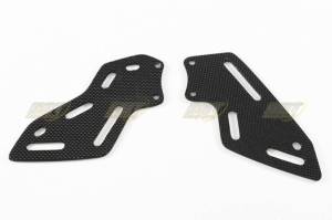 Body - Carbon Fiber - CDT - CDT CF Heel Guards Pair (Holes) S1000RR