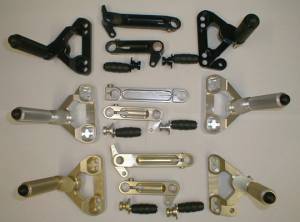 Hand & Foot Controls - Foot  Controls - Motowheels - MW Billet Rear Sets: 748-998