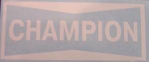 Stickers, Patches, & Toys - Stickers - Stickers - Champion Sticker