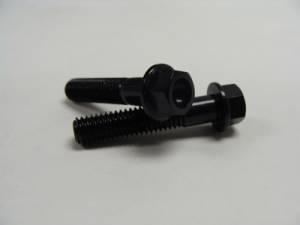 Aluminum Fasteners - Aluminum Hex Flange Bolts - 6x30 Black Aluminum Hex Flange Bolt