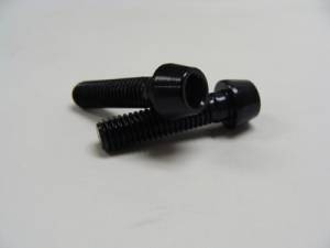 Aluminum Fasteners - Aluminum Tapered Socket Cap Bolts - 6x25 Black Aluminum Tapered Socket Cap Bolt
