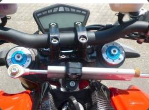 Suspension & Chassis - Steering Dampers - Ducabike - Ducabike Ohlins Steering Damper Bracket: 749/999/SF
