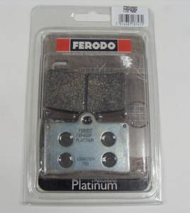 Brake - Pads - Ferodo - FERODO PLATINUM Organic Front Brake Pads: Brembo Single Pin