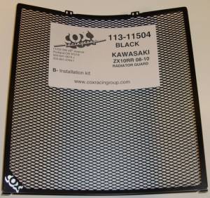 Parts - Protection - COX Racing - COX Radiator Guard ZX10 '08-10