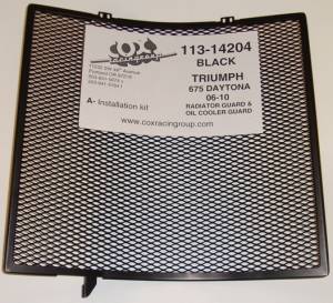 Parts - Protection - COX Racing - COX Radiator Guard: 675 '06-08