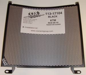 Parts - Protection - COX Racing - COX Radiator Guard: KTM RC8 '09