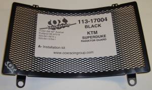 Parts - Protection - COX Racing - COX Radiator Guard: KTM Superduke LC8 '05-08