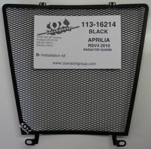 Parts - Protection - COX Racing - COX Radiator Guard: RSV-4 '10