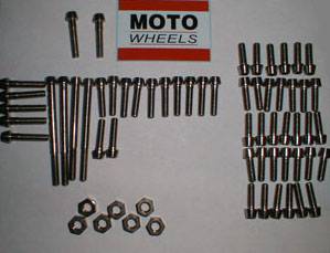 Titanium & Aluminum Fasteners - Titanium Fasteners - Pro-Bolt - TI Engine Case Kit: 749/999