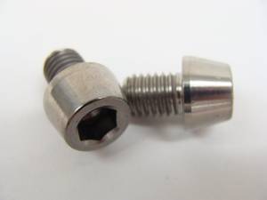 Titanium Fasteners - Titanium Tapered Socket Cap Bolts - 8x10 Titanium Tapered Socket Cap Bolt