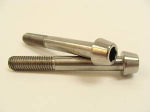 Titanium Fasteners - Titanium Tapered Socket Cap Bolts - 8x60 Titanium Tapered Socket Cap Bolt