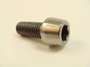 Titanium Fasteners - Titanium Tapered Socket Cap Bolts - 10x25 Titanium Tapered Socket Cap Bolt: 1.50 Pitch