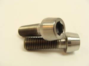Titanium Fasteners - Titanium Tapered Socket Cap Bolts - 10x30 Titanium Tapered Socket Cap Bolt: 1.25 Pitch