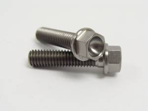 Titanium Fasteners - Titanium Hex Flange Bolts - 6x25 Titanium Hex Flange Bolts