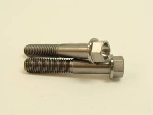 Titanium Fasteners - Titanium Hex Flange Bolts - 8x45 Titanium Hex Flange Bolts