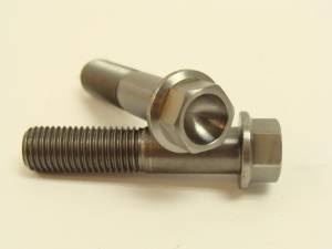 Titanium Fasteners - Titanium Hex Flange Bolts - 10x45 Titanium Hex Flange Bolts