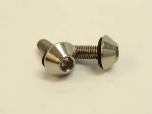 Titanium Fasteners - Titanium Button Head Bolts - 8x15 Titanium Button Head Bolt