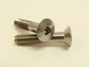 Titanium Fasteners - Titanium Counter Sunk Bolts - 6x30 Titanium Counter Sunk Bolt