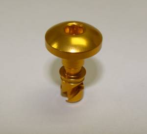 Body - Fasteners & Mounts - Bolts - DZUS Pin: Gold 1/4 Turn Allen
