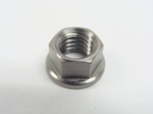 Titanium Fasteners - Titanium Nuts - M8 x 1.25 Hex Flange Nut
