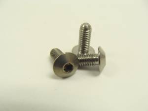 Titanium Fasteners - Titanium Button Head Bolts - 4x10 Titanium Button Head Bolt