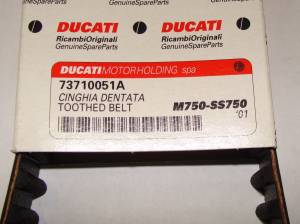 Ducati - DUCATI OEM Timing Belt: Monster 600, 620, 750, 695, 800, S2R800 / Super Sport 620, 750, 800 / Multistrada 620