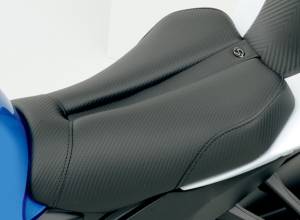 Saddlemen - Saddlemen Gel-Channel Track Carbon Seat: 848/1098/1198