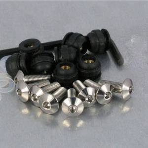 Titanium & Aluminum Fasteners - Titanium Fasteners - Pro-Bolt - Titanium Windscreen Bolt Kit: 8 Bolts