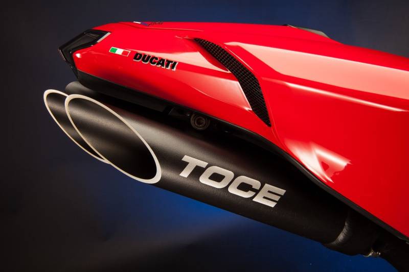TOCE T-Slash Slip-On Exhaust: Ducati 1098/1198