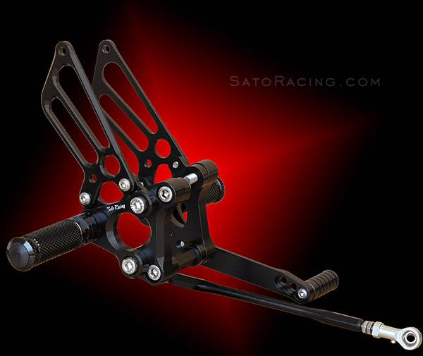 Sato Racing Adjustable Billet Rearsets: Ducati 749/999