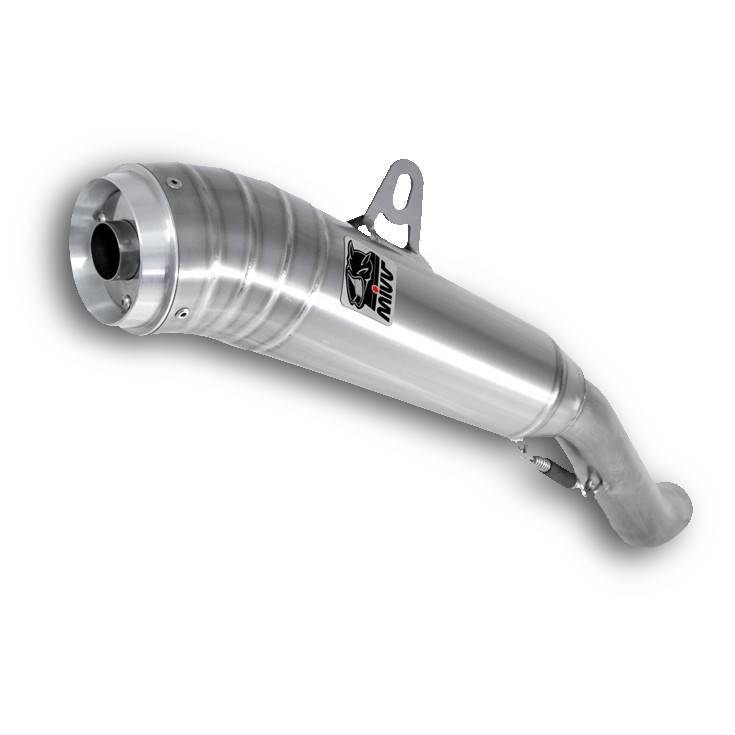 MIVV Ghibli Stainless Steel Slip-On Racing Exhaust: Ducati