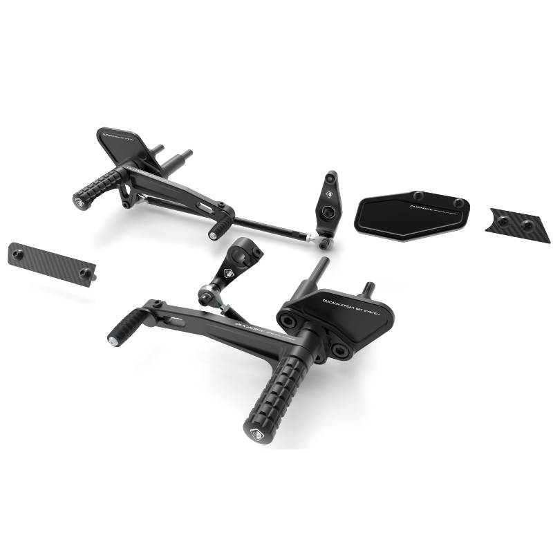 Ducabike Adjustable Billet Rearsets Ducati X Diavel [Fixed Foot Pegs]