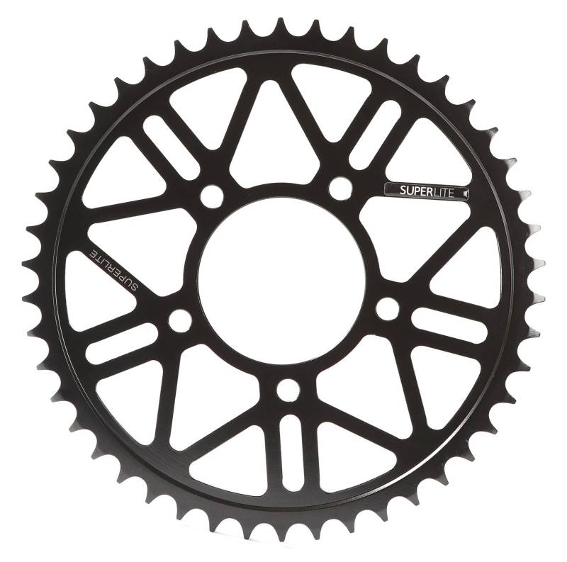 SUPERLITE RSX 520 Pitch Black Steel Rear Sprocket: BST, Marchesini